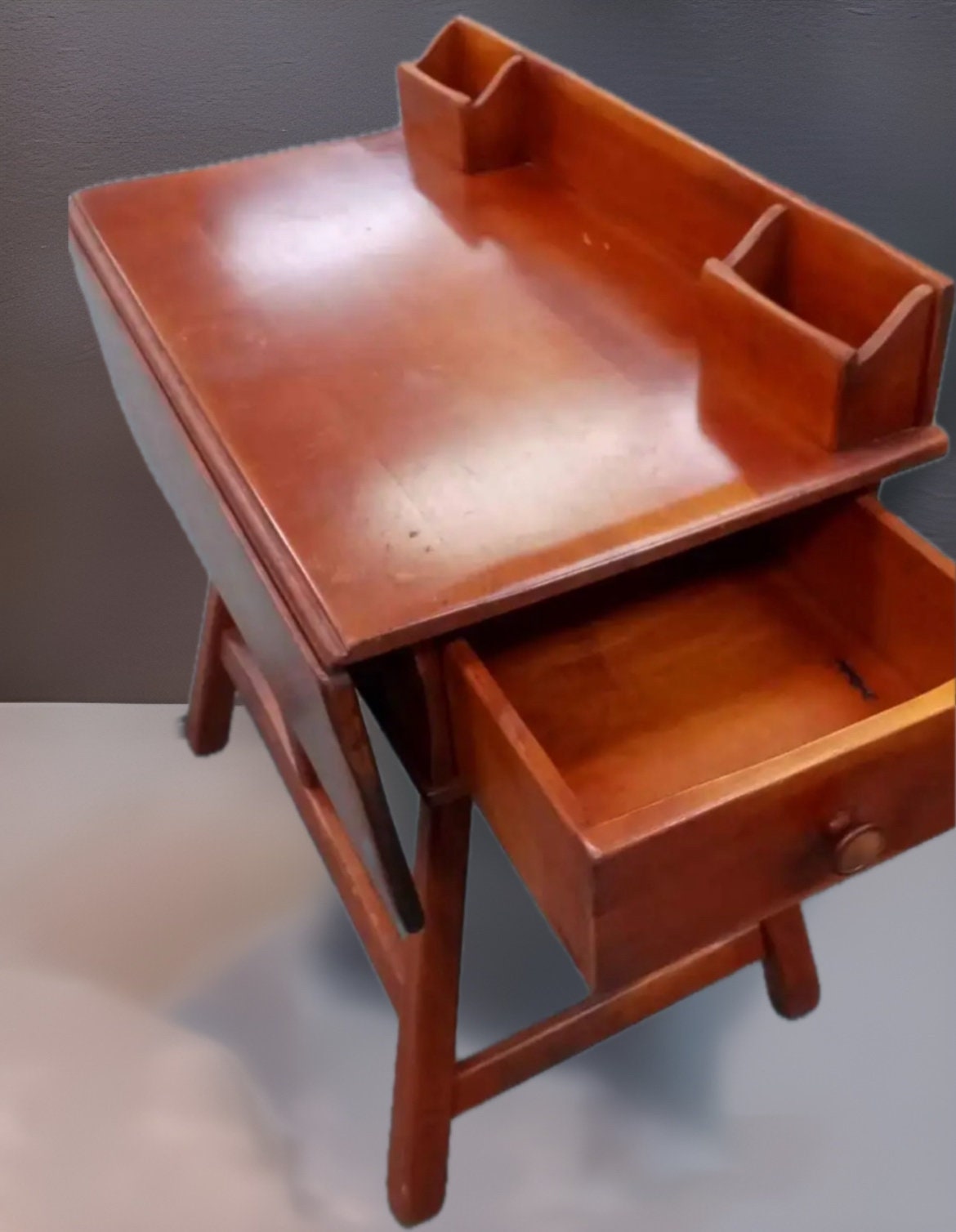 Cushman Colonial Rudder Desk No. 4-112: Vintage Vanity, Butterfly Table
