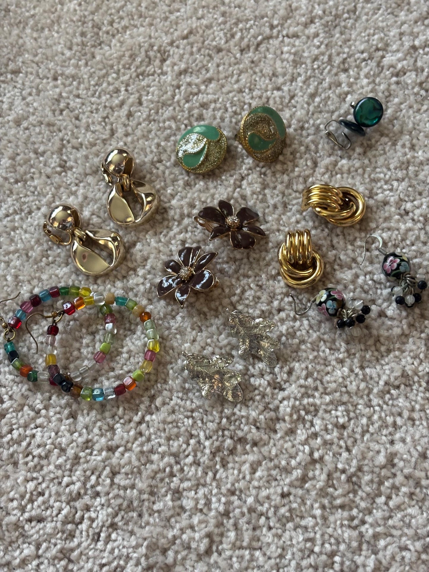 Vintage Earrings Collection Variety Jewelry Lot Lover Antiques and Vintage