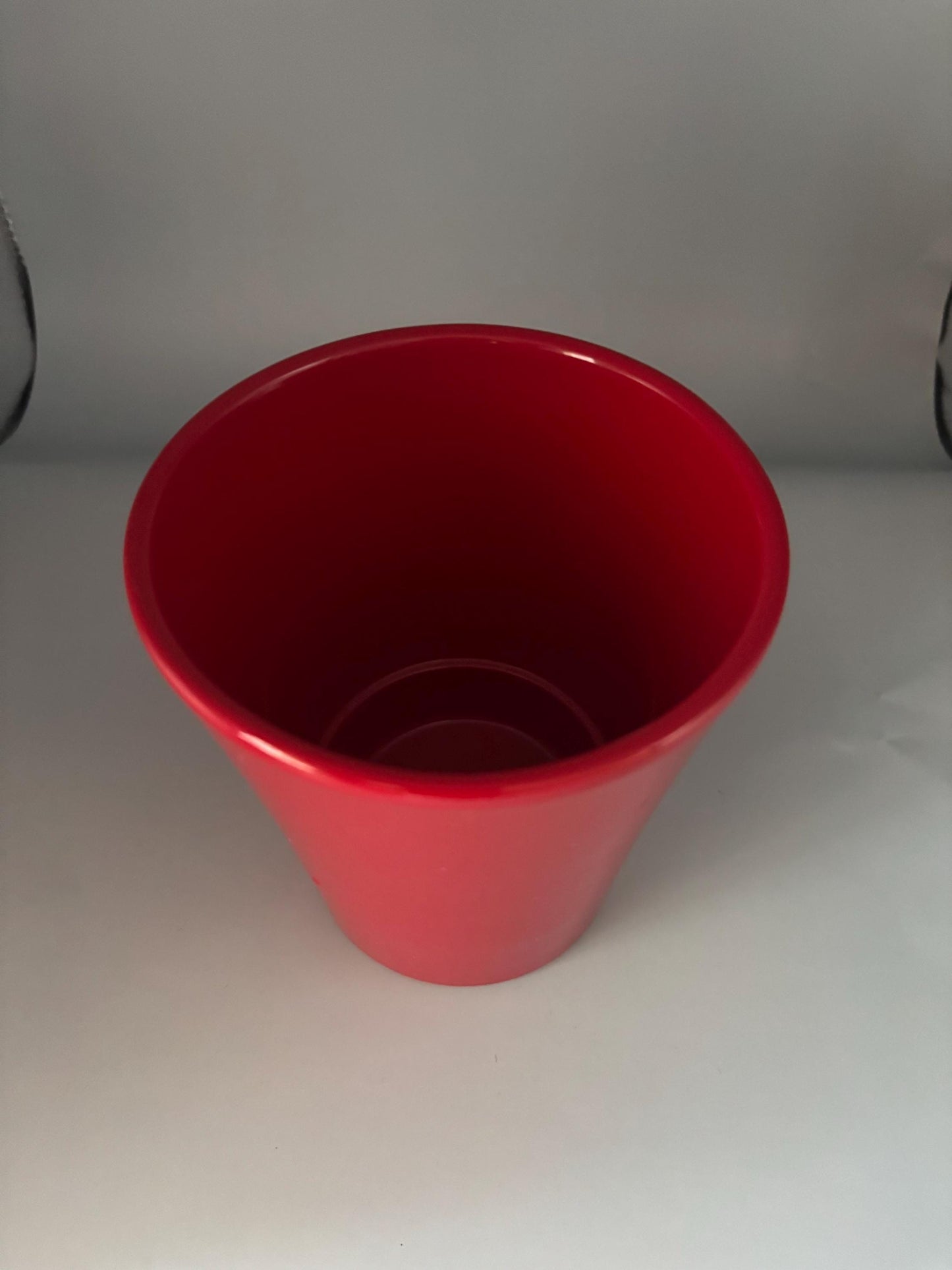 Germany Red Cachepot, Lover Antiques and Vintage