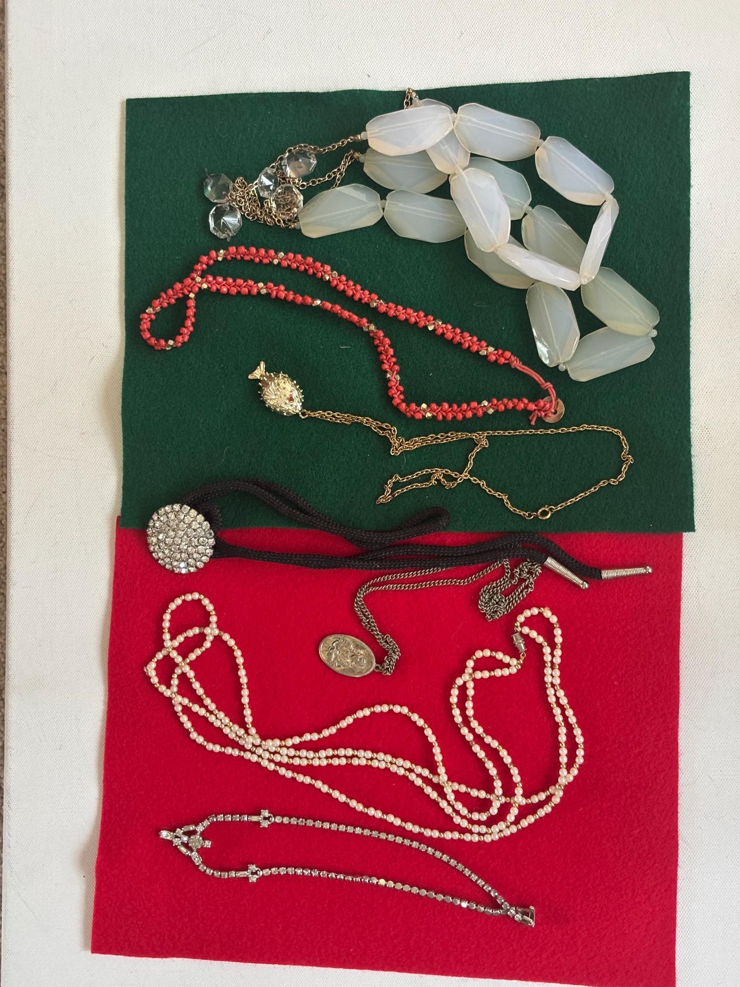 Vintage Necklaces Collection Variety Jewelry Lot Lover Antiques and Vintage