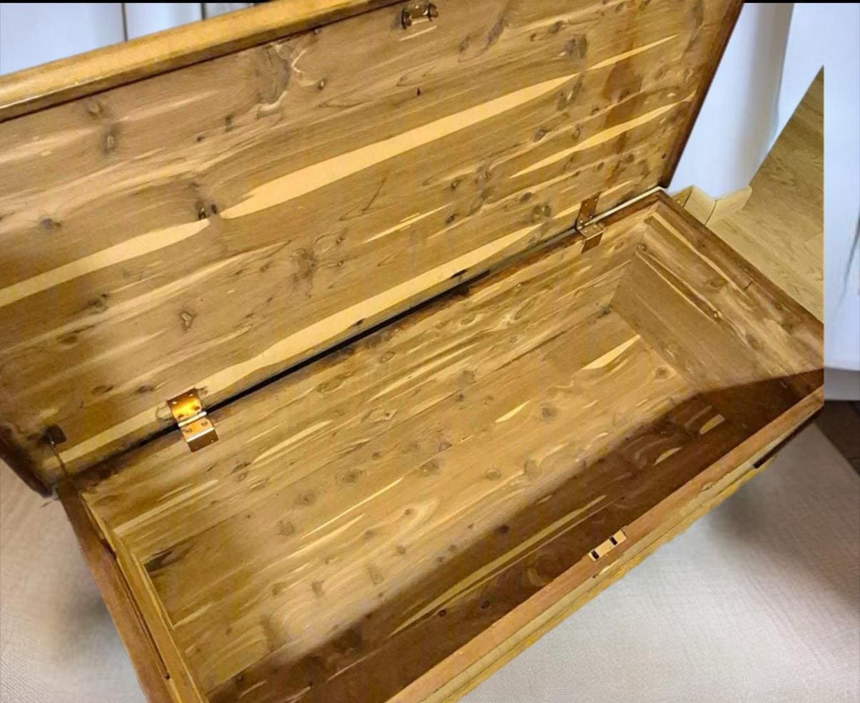 Antique Hope Chest Cedar Chest with Feet Lover Antiques and Vintage