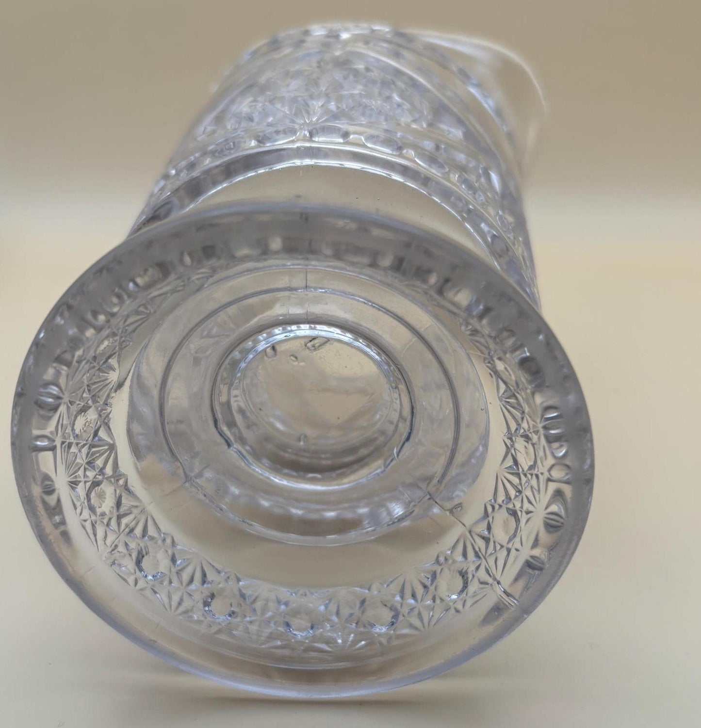 Antique Daisy and Crossbar Canadian Pressed Glass Pitcher Lover Antiques and Vintage