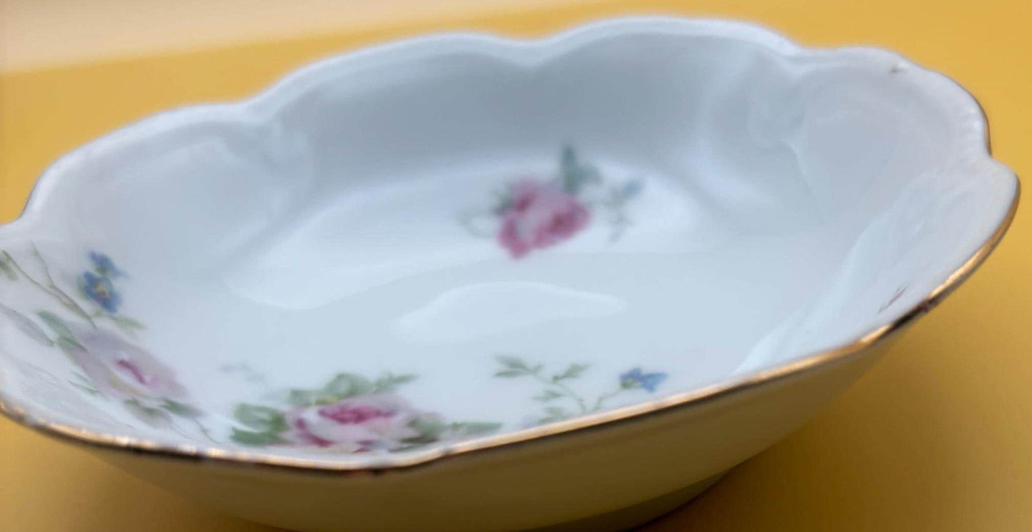 Antique Schwarzenhammer Dessert Bowl Made in Bavaria Lover Antiques and Vintage