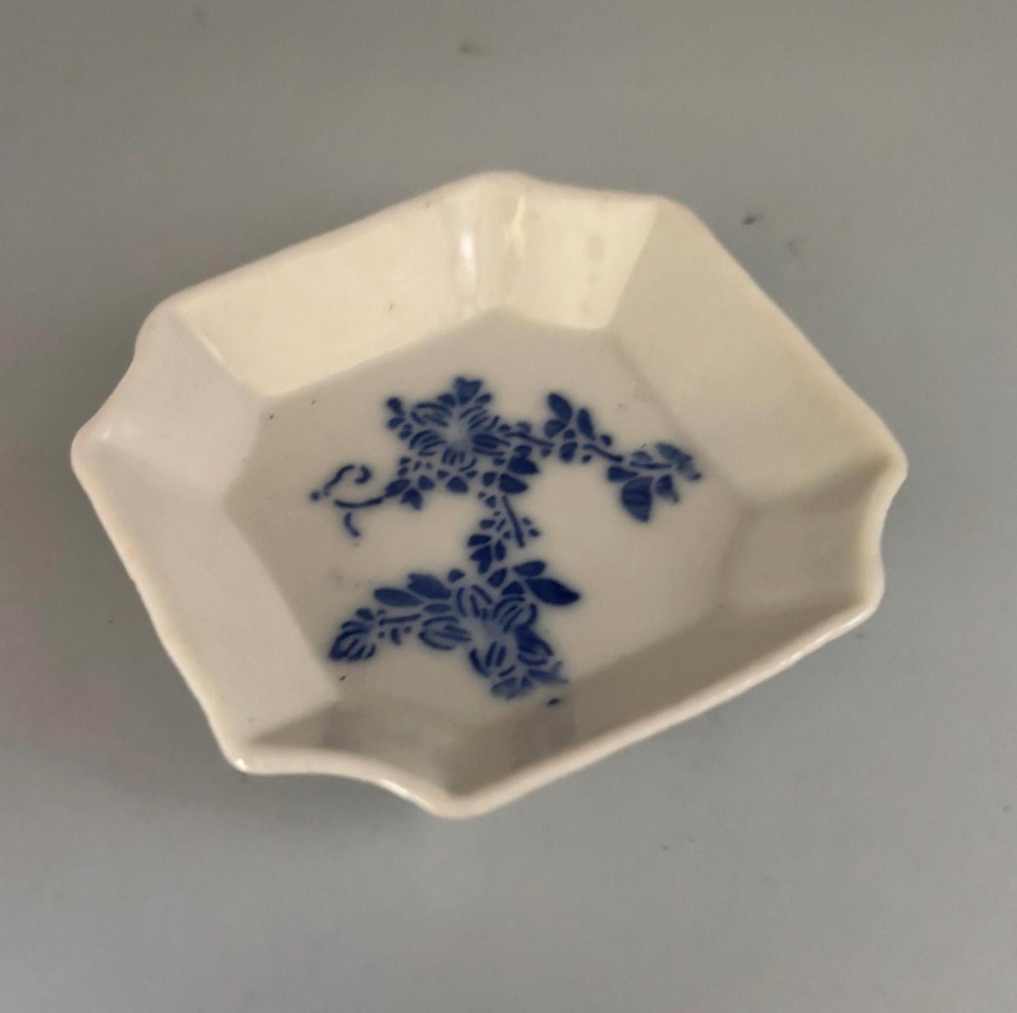 Antique Royal Copenhagen Blue Flower Porcelain Butter Dish Serving Bowl Lover Antiques and Vintage