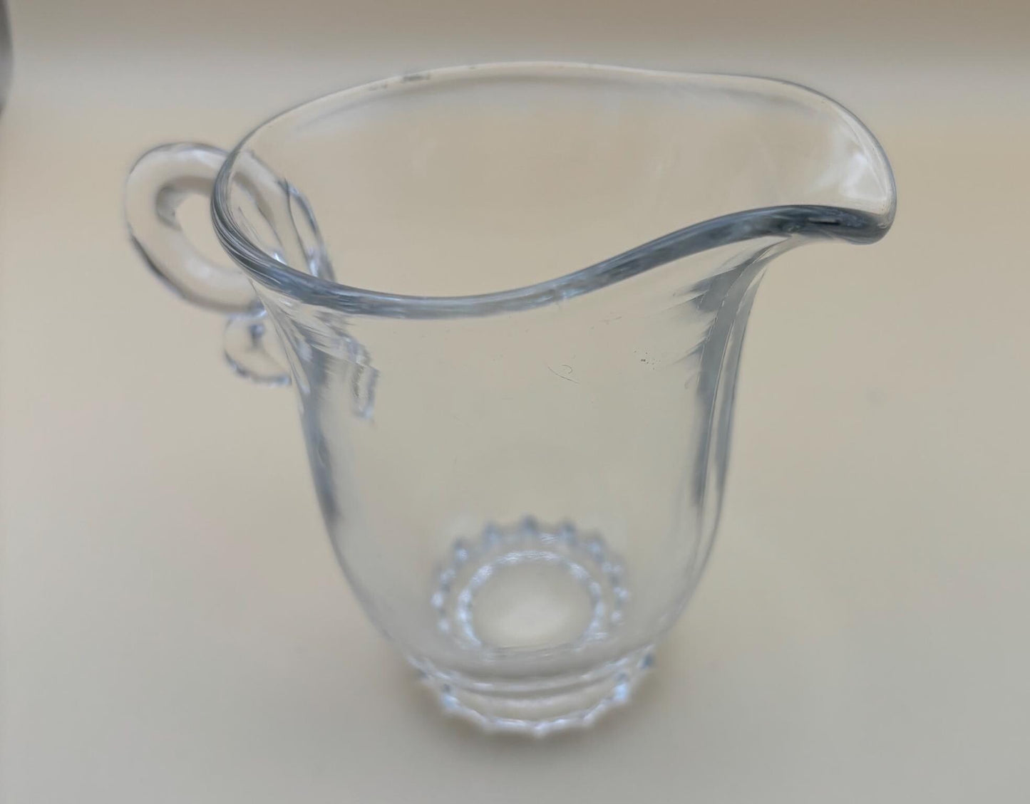 Antique Heisey Glass Creamer and Glass Sugar Dish Set Lover Antiques and Vintage
