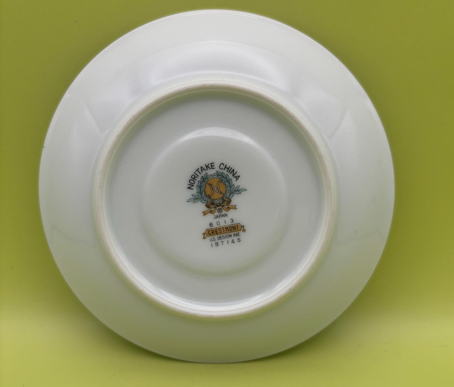 Noritake Gray & White Tea Cup and Saucer Set Made in Japan Lover Antiques and Vintage