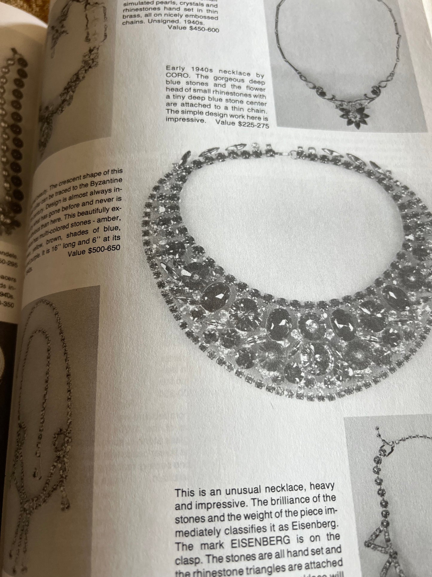 Collecting Rhinestone & Colored Jewelry An Identification and Value Guide Book, Comprehensive Section on Designers Marks, by Maryanne Dolan