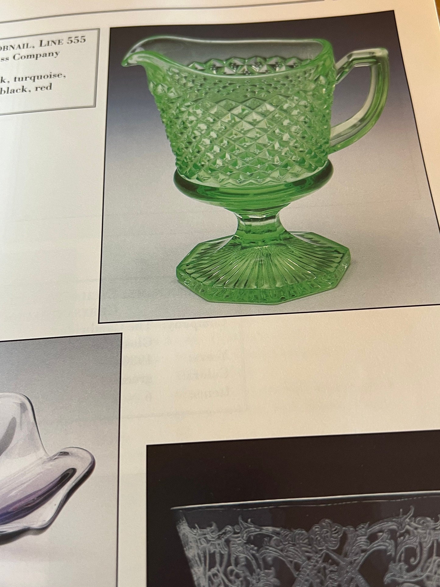 Florences Glassware Pattern Identification Guide, Glass Book from 1920’s- 1960’s, Glass Art Book, Lover Antiques and Vintage