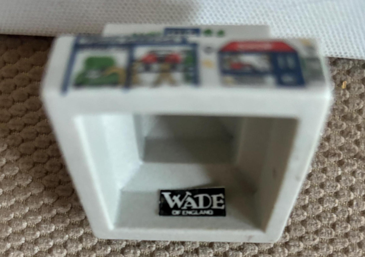 Vintage Wade Town Garage Whimsey in the Vale Miniature Porcelain Building Lover Antiques and Vintage