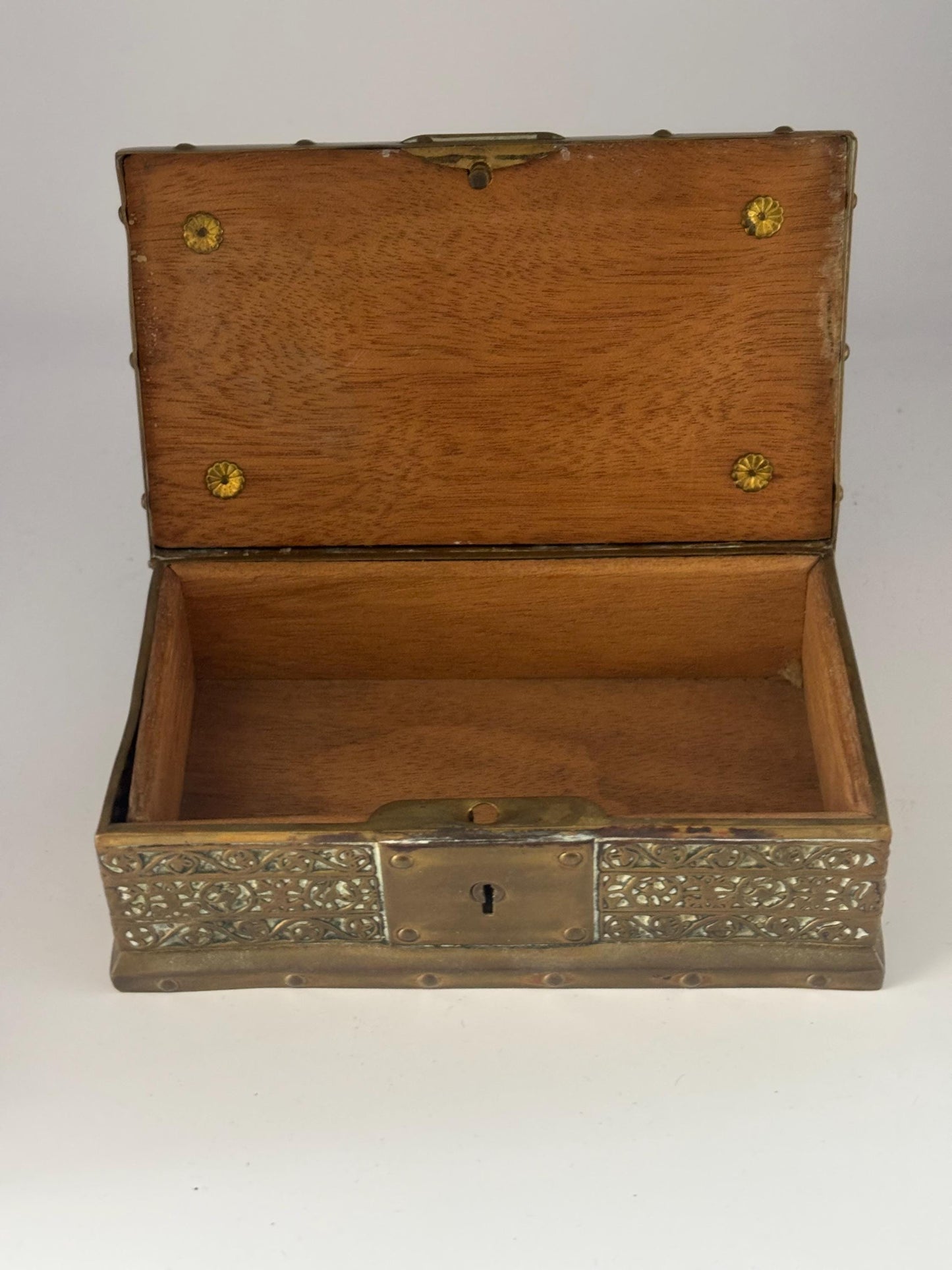 Antique Art Nouveau Bronze Jewelry Box - Erhard & Sohne