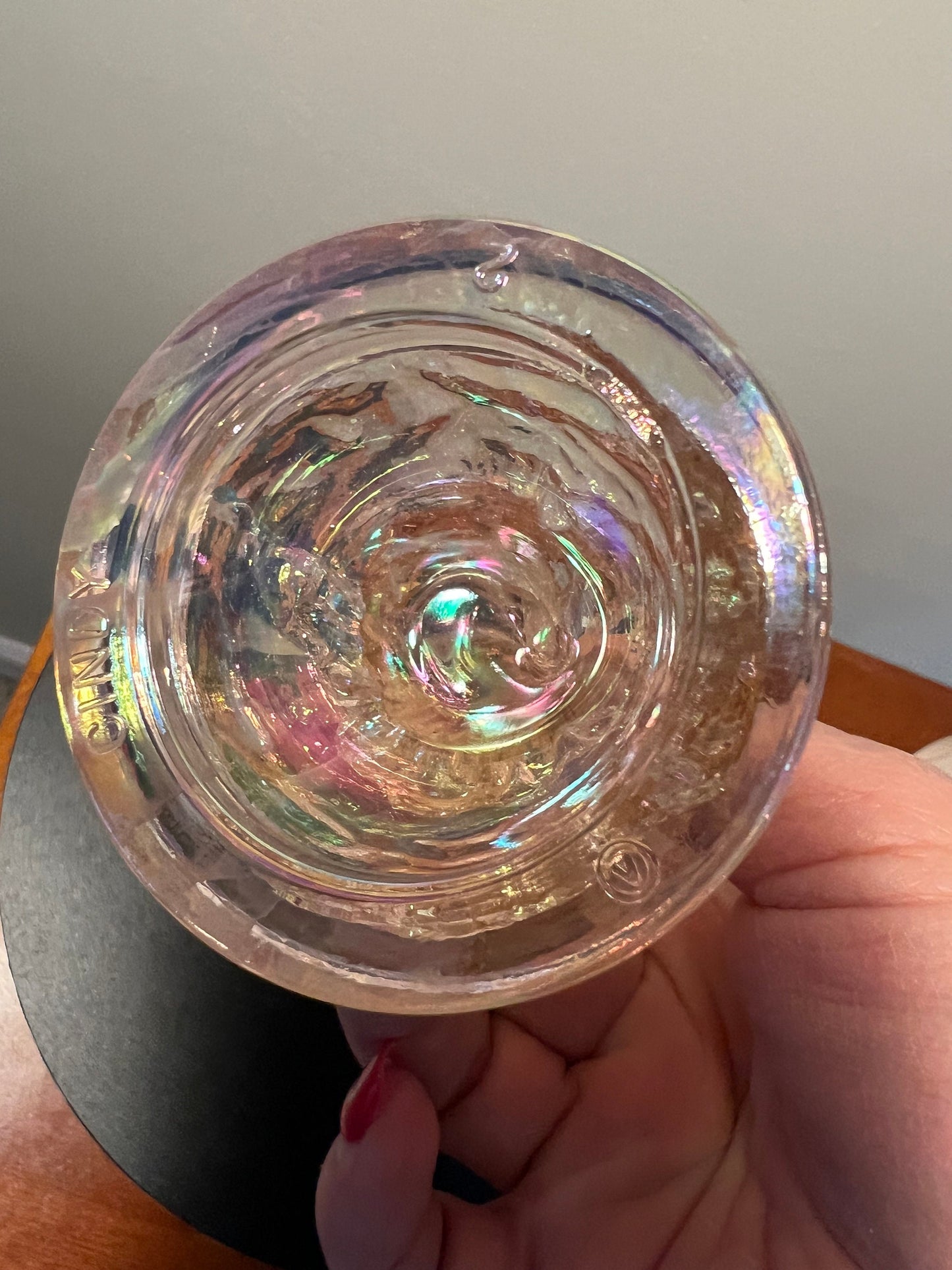 Vintage Summit Art Glass Figurine: Little Women Cindy #2, Pink Opalescent Sculpture