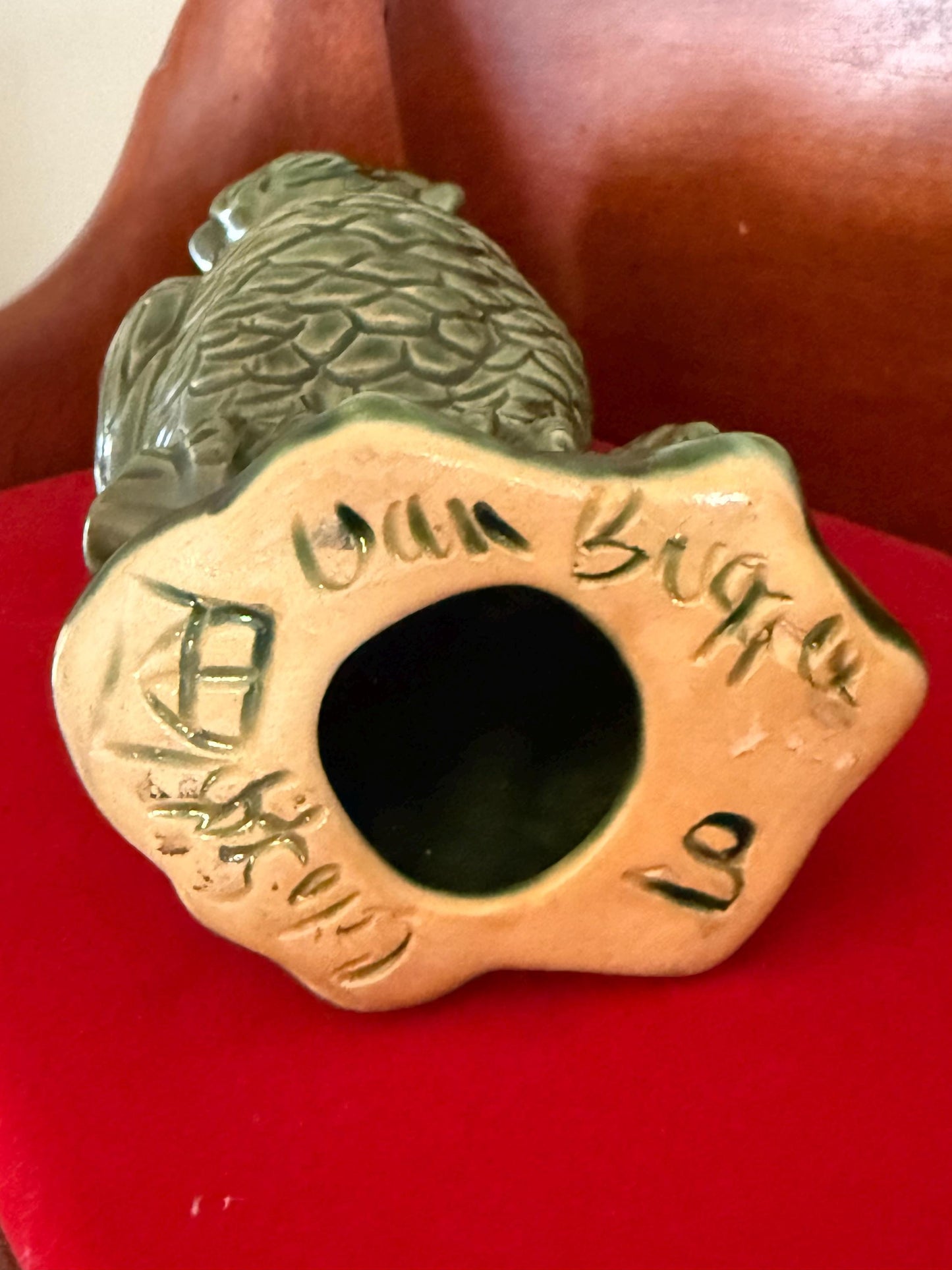 Antique Green Owl by Van Briggle Pottery, Lover Antiques and Vintage