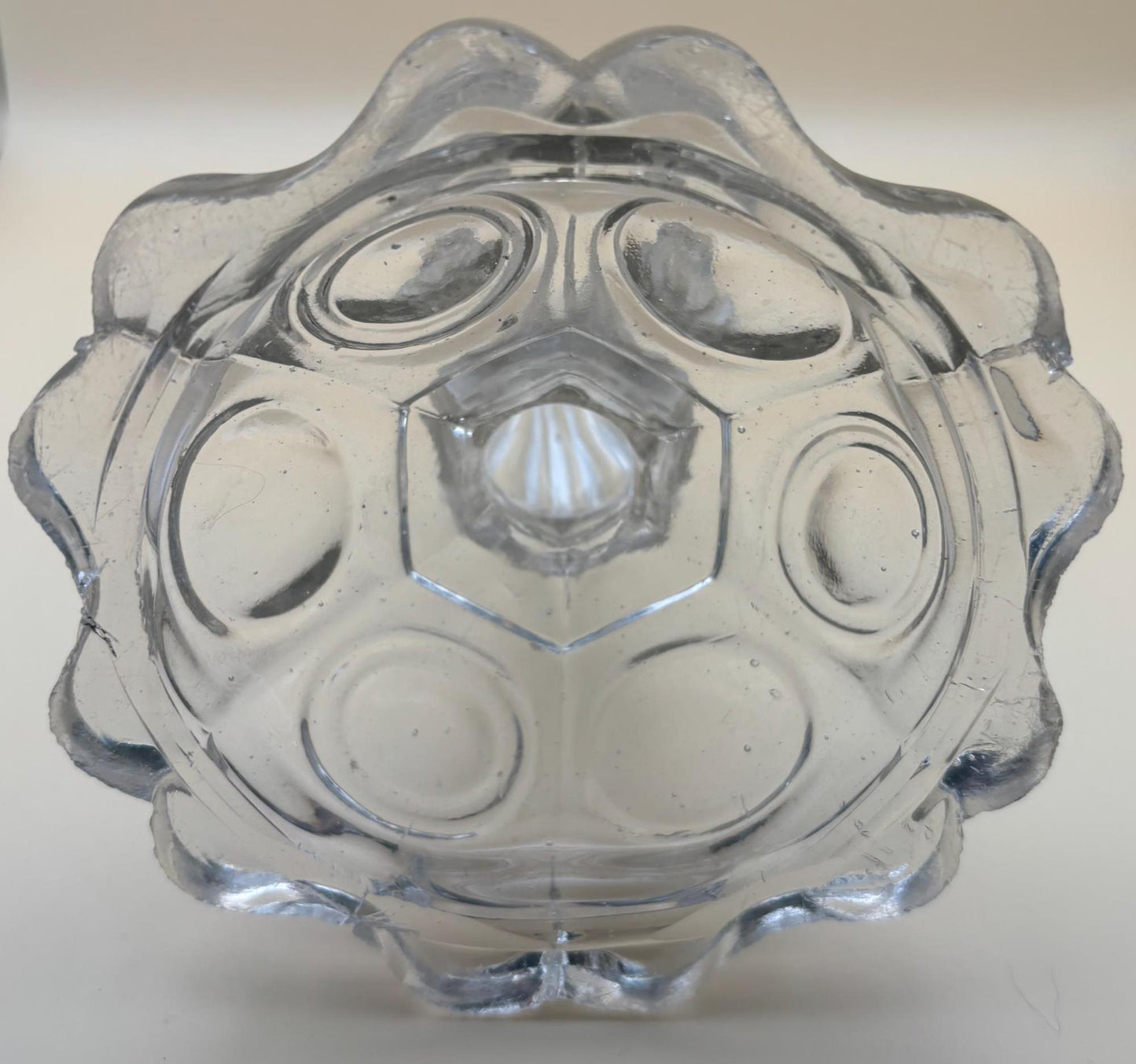 Vintage Crystal Glass Candle Holder Lover Antiques and Vintage