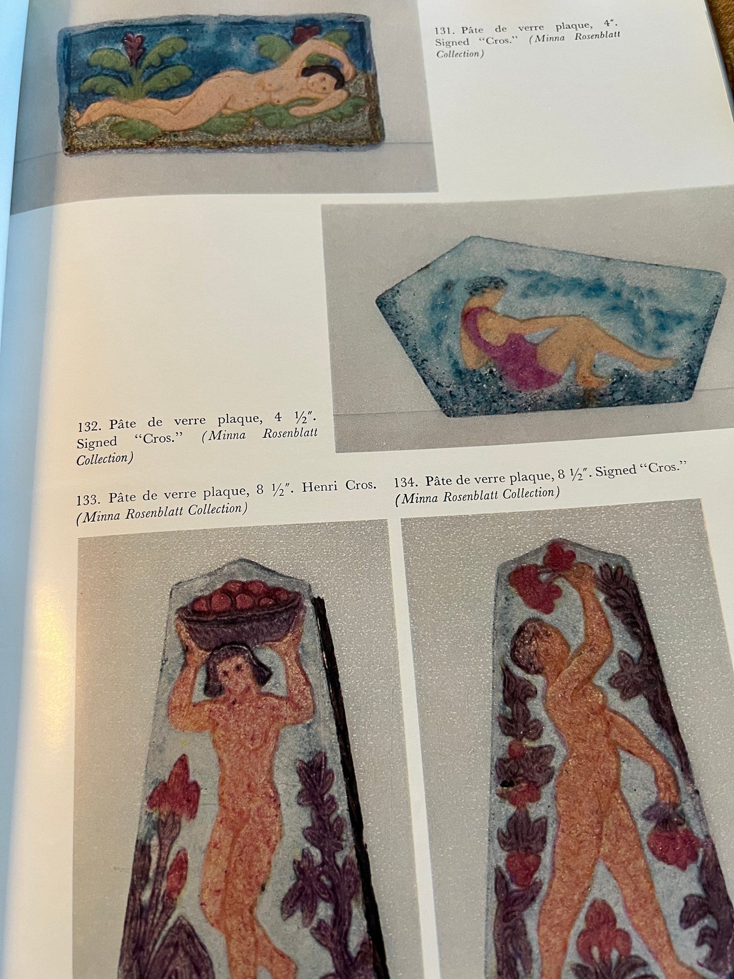 Vintage Carved European Art Glass Book by Ray & Lee Grover