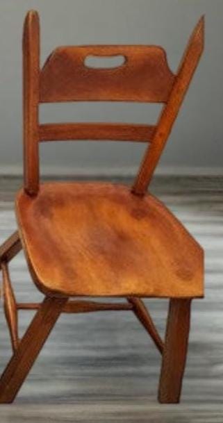 Cushman Colonial Creations Crown Back Chair No. 4-125 Side Chair Lover Antiques and Vintage