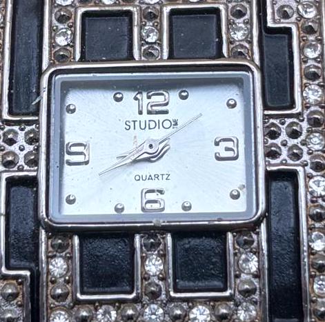 Vintage Geneva Platinum Quartz Watch Lover Antiques and Vintage