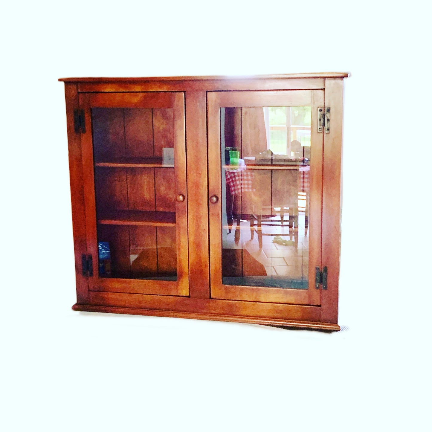 Cushman Colonial Creations Farmhouse Server No. 7012 & Farmhouse China Cabinet Closet No. 7014 Lover Antiques and Vintage