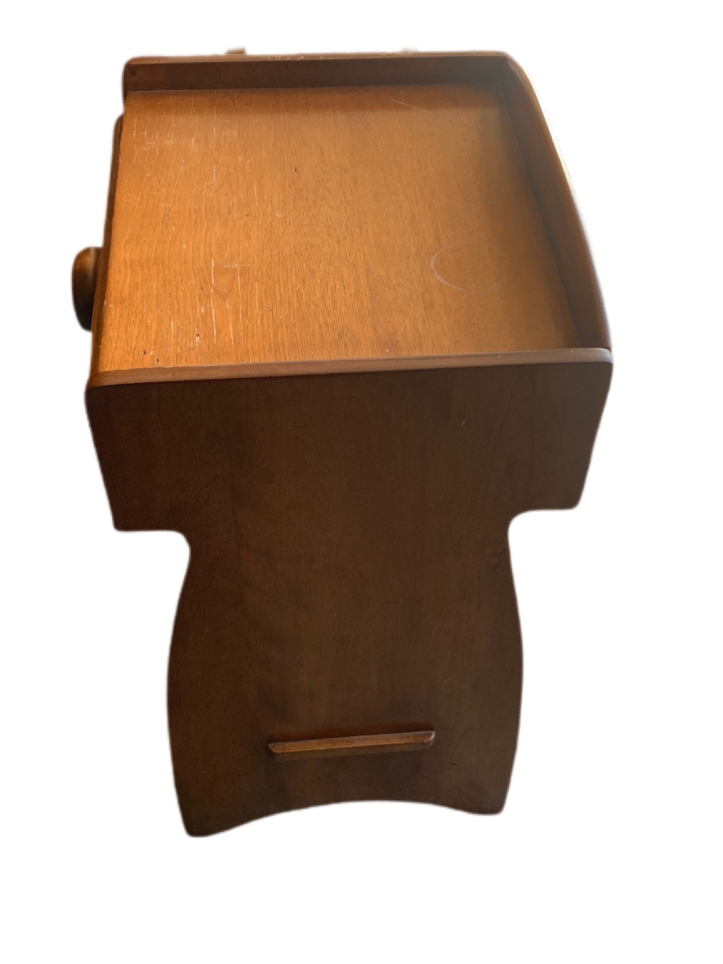 Heywood Wakefield Priscilla Flat Night Stand No. C3138, Vintage Mid Century Night Stand, Lover Antiques and Vintage