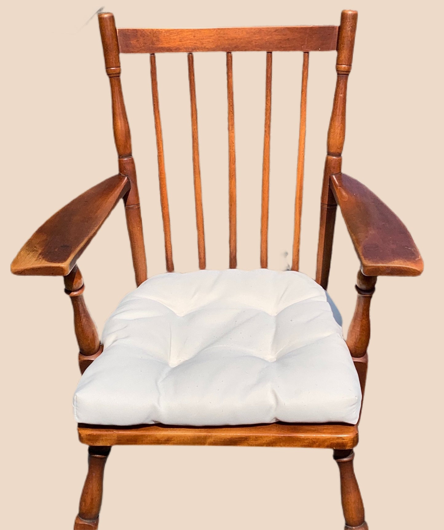 Cushman Colonial Creations Molly Stark Boudoir Chair No. 0183 Mid Century Modern Rustic Vintage Furniture Lover Antiques and Vintage
