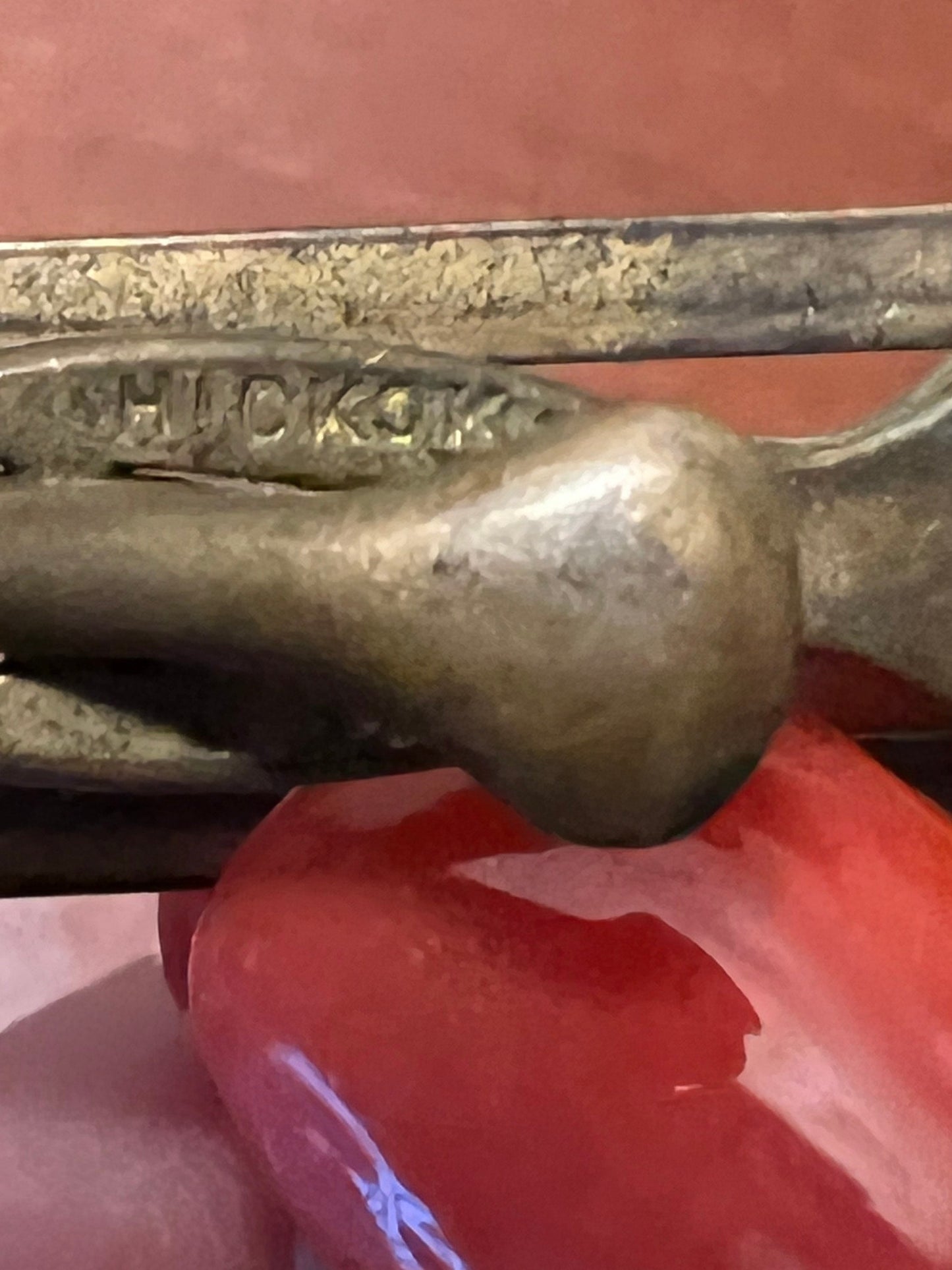 Vintage Hickok mens brass swordfish tie clip circa 1950’s mid century modern collectibles