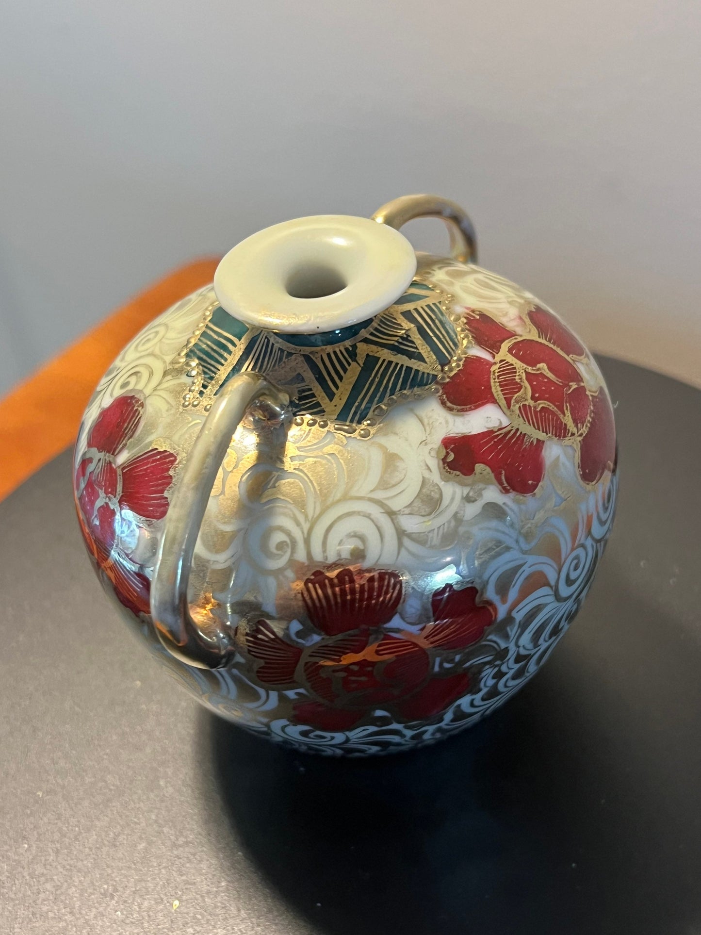 Vintage Nippon Hand Painted Japanese Porcelain Vase