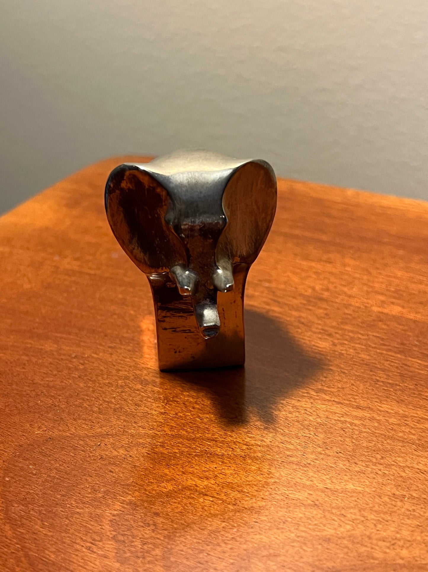 Vintage Dansk Elephant Paperweight silver plated art piece gift elephants Lover Antiques and Vintage