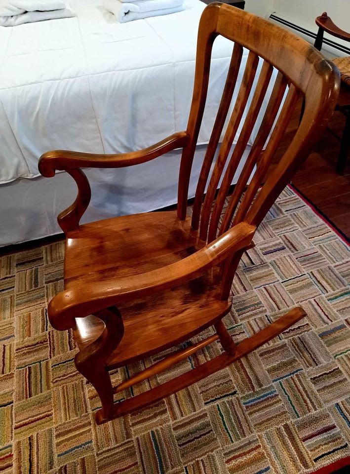 Vintage Maple Rocking Chair Rocker Cool Furniture from Lover Antiques