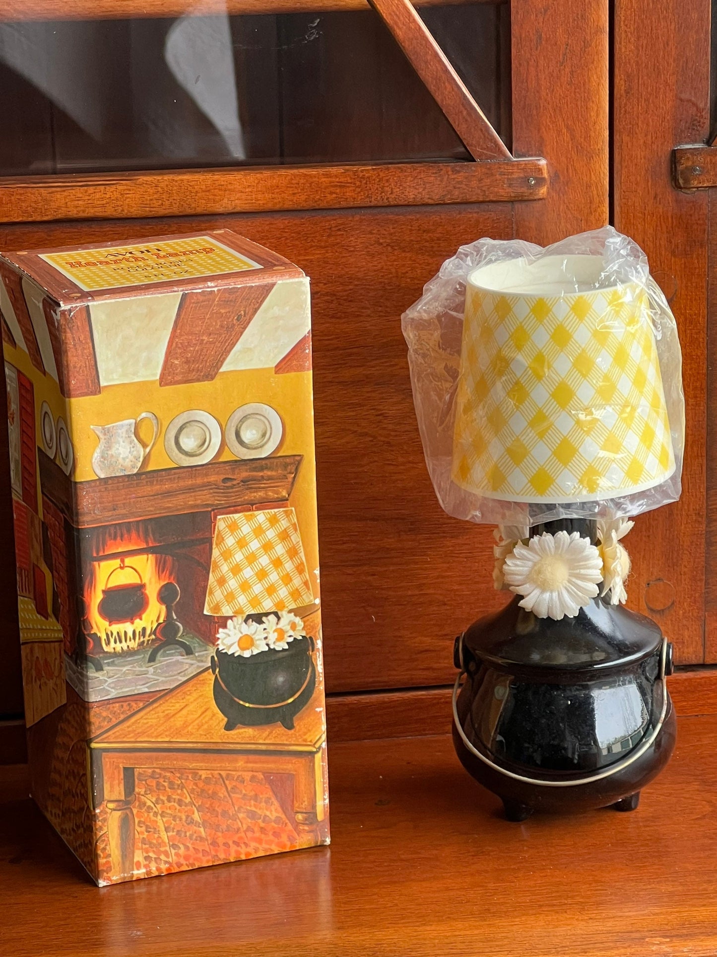 Vintage Avon Hearth Lamp in Box Lover Antiques and Vintage