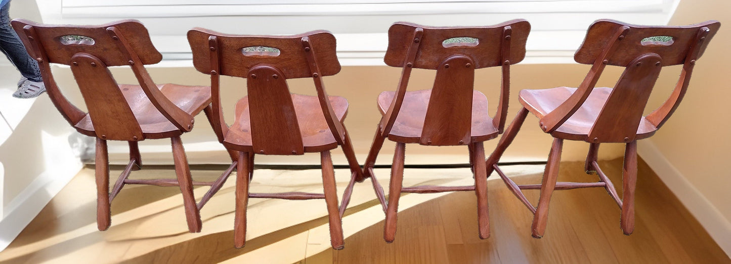 WR Dallas Chair, T-Back Chair, Brutalist Style, Mid Century Modern Chair, Cushman Style Chair, Wylie R. Dallas furniture, Lover Antiques