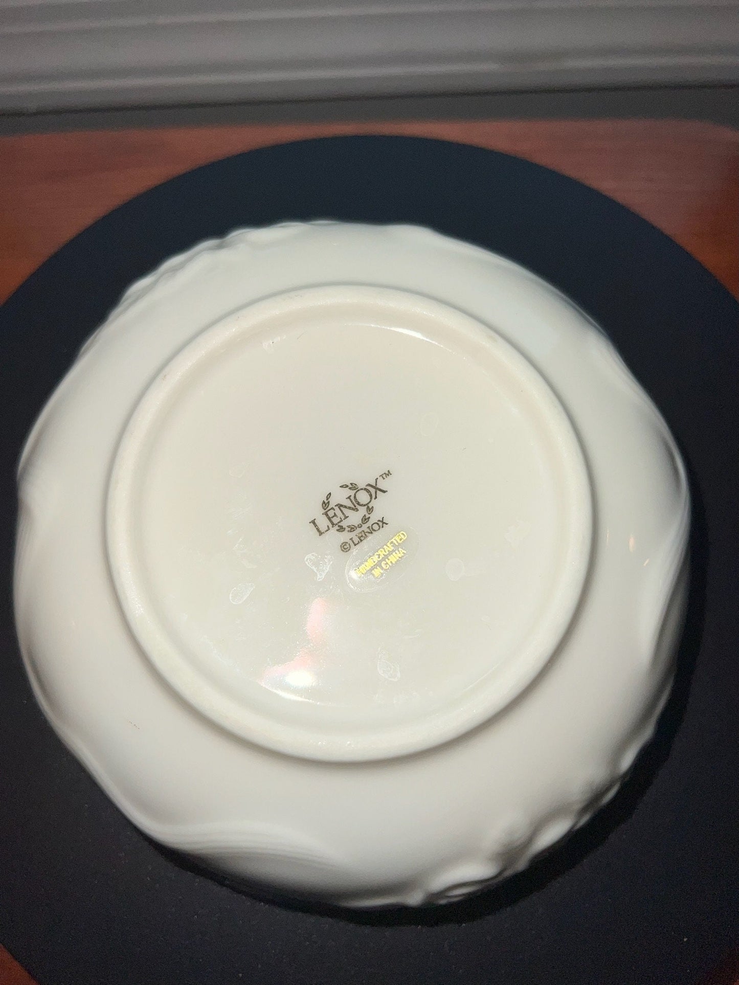 Vintage Lenox Porcelain Rose Blossom Bowl 24K Gold Gilding Lover Antiques and Vintage