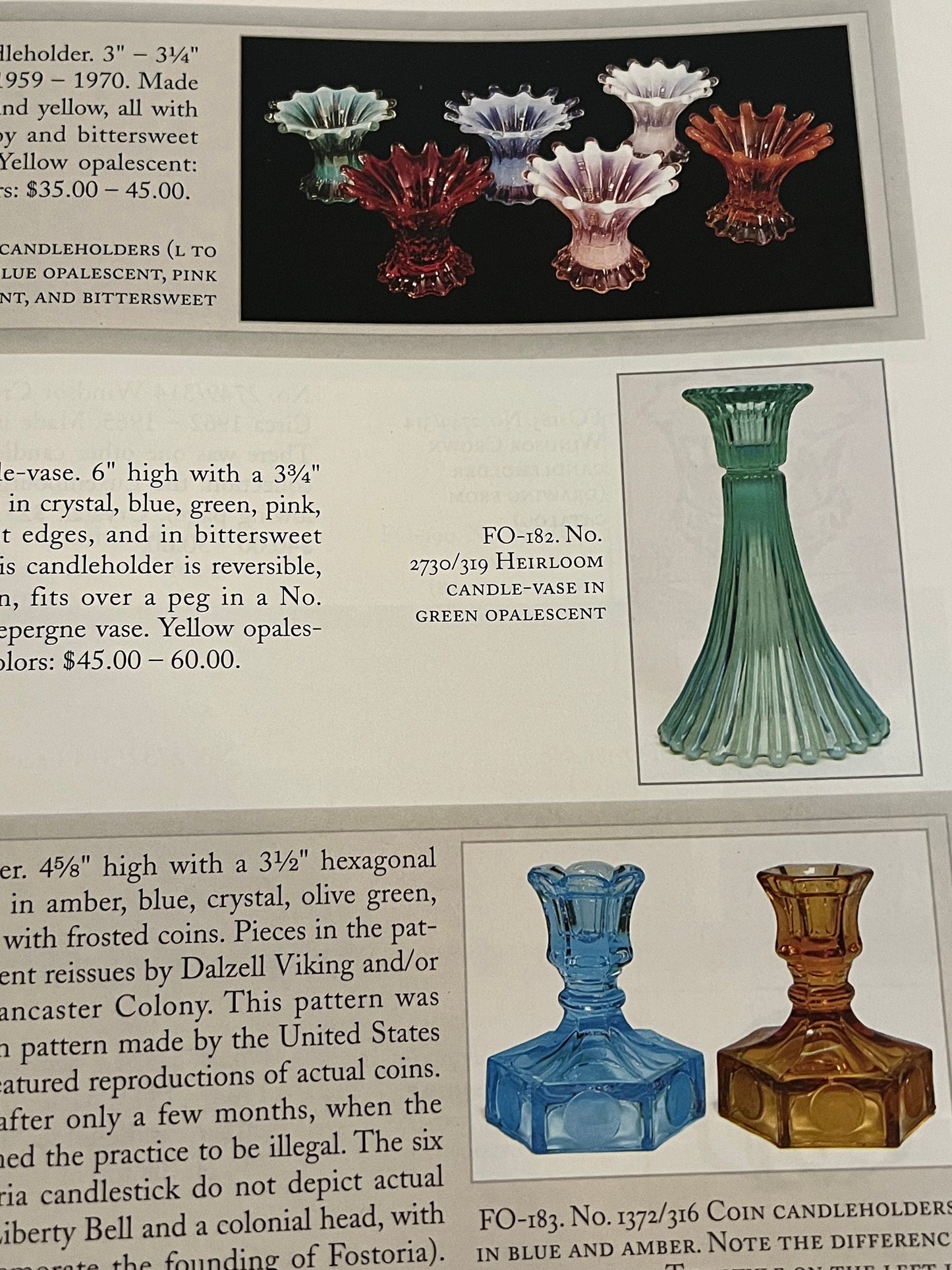 The Glass Candlestick Book Volume 2 by Tom Felt and Elaine & Rich Stoer Glass Art Fostoria to Jefferson Lover Antiques and Vintage