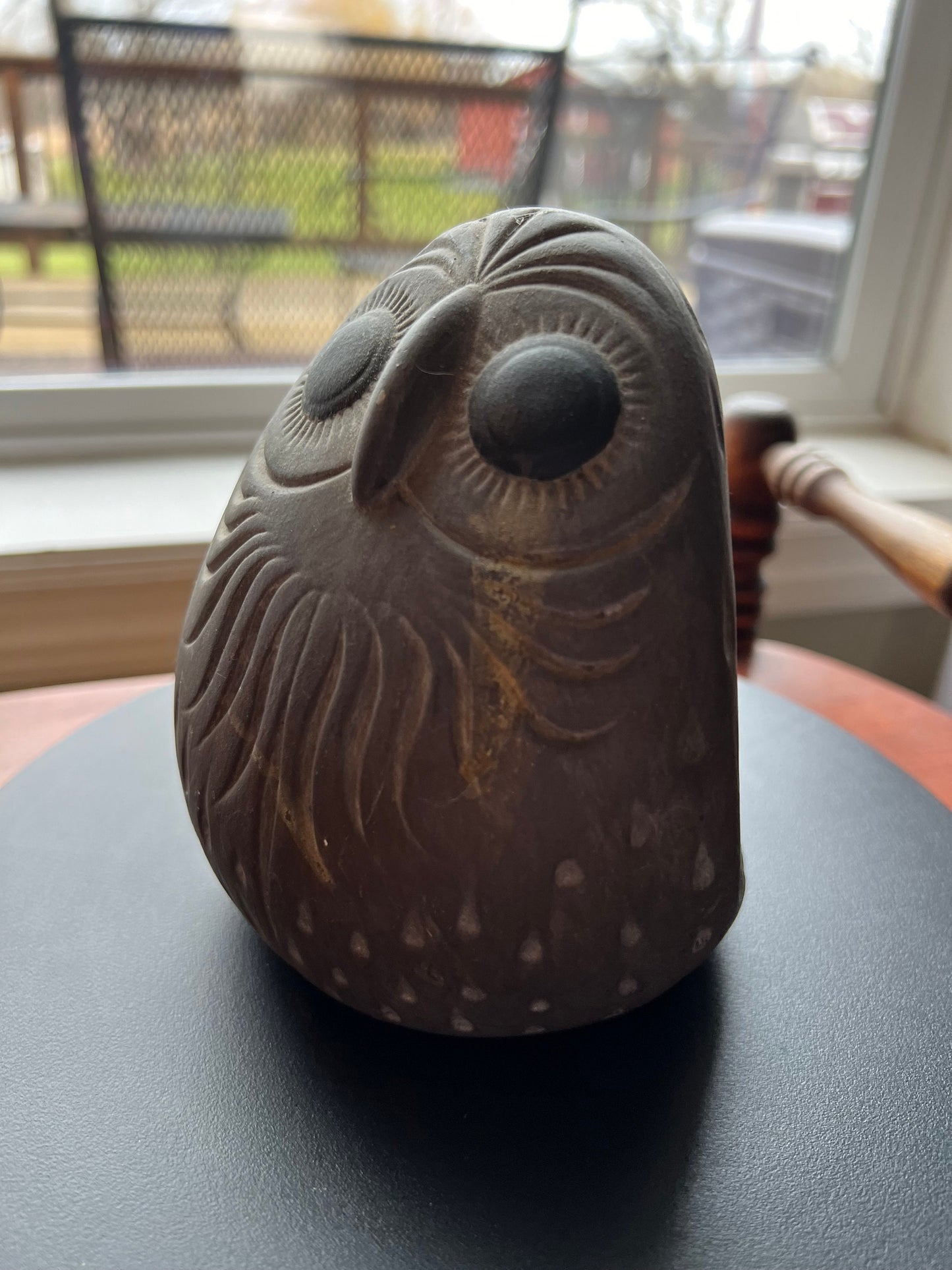 Vintage Tonala Mexican Pottery Owl, Signed Sue ‘76, Ken Edwards Pottery, Owl Art, Mid-Century Modern Pottery, Lover Antiques and Vintage
