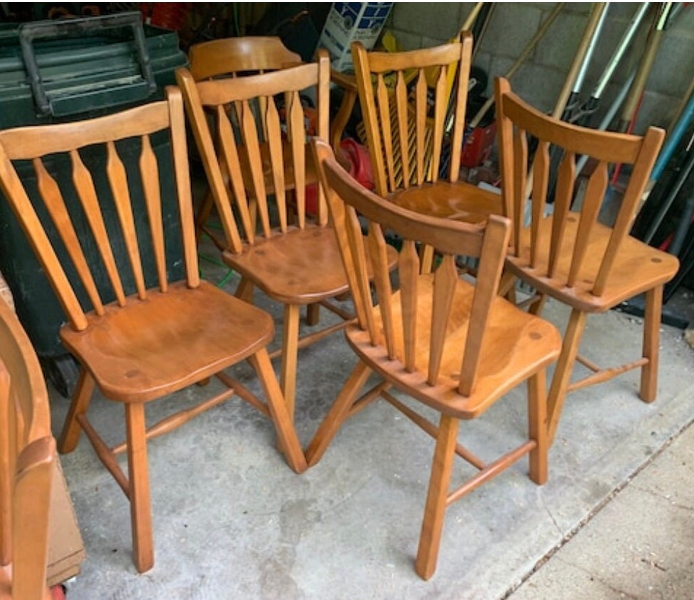 Cushman Colonial Creations Arrow Back Chair No. 3-70 Rustic Home Decor Lover Antiques and Vintage