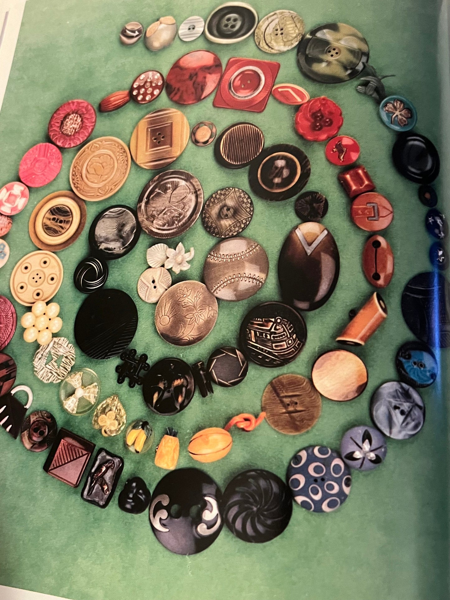 Vintage Fun Buttons with Price Guide Book, Collector Buttons Book, by Peggy Ann Osborne, Button Book, Lover Antiques and Vintage
