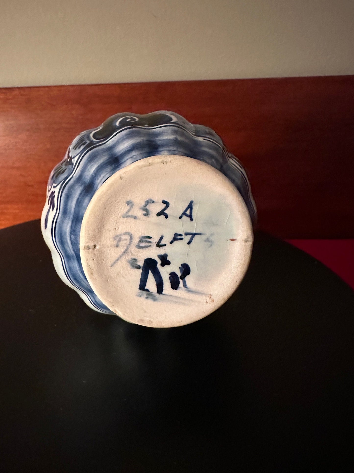 Vintage Delft Vase No. 252A, Delft Blue & White Vase, Lover Antiques and Vintage