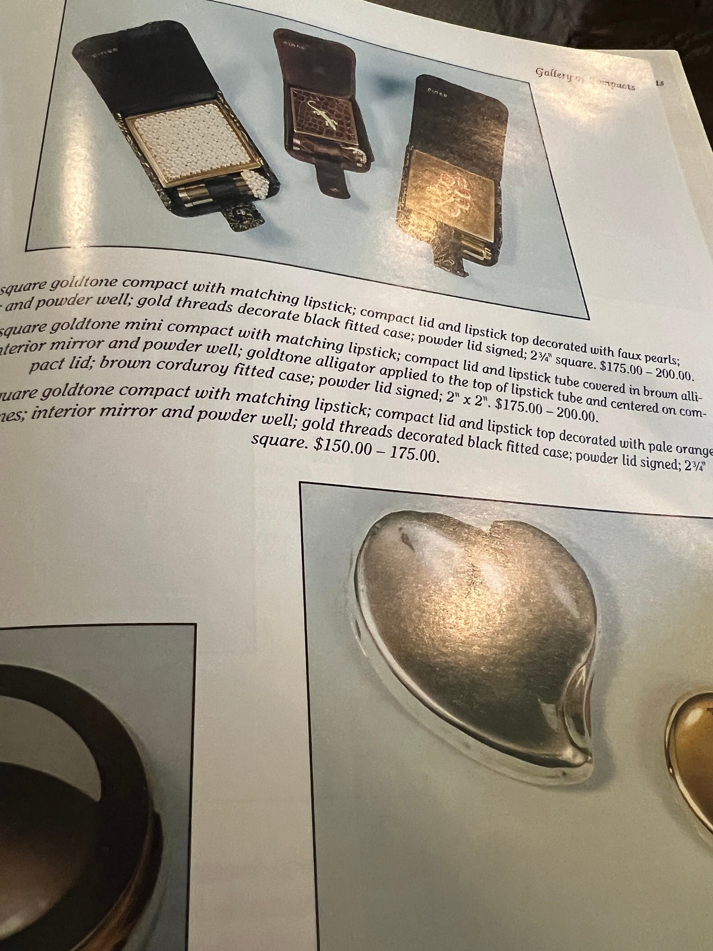 Vintage Ladies’ Compacts Identification & Value Guide Book, Ladies Compacts Book, by Roselyn Garson, Lover Antiques and Vintage