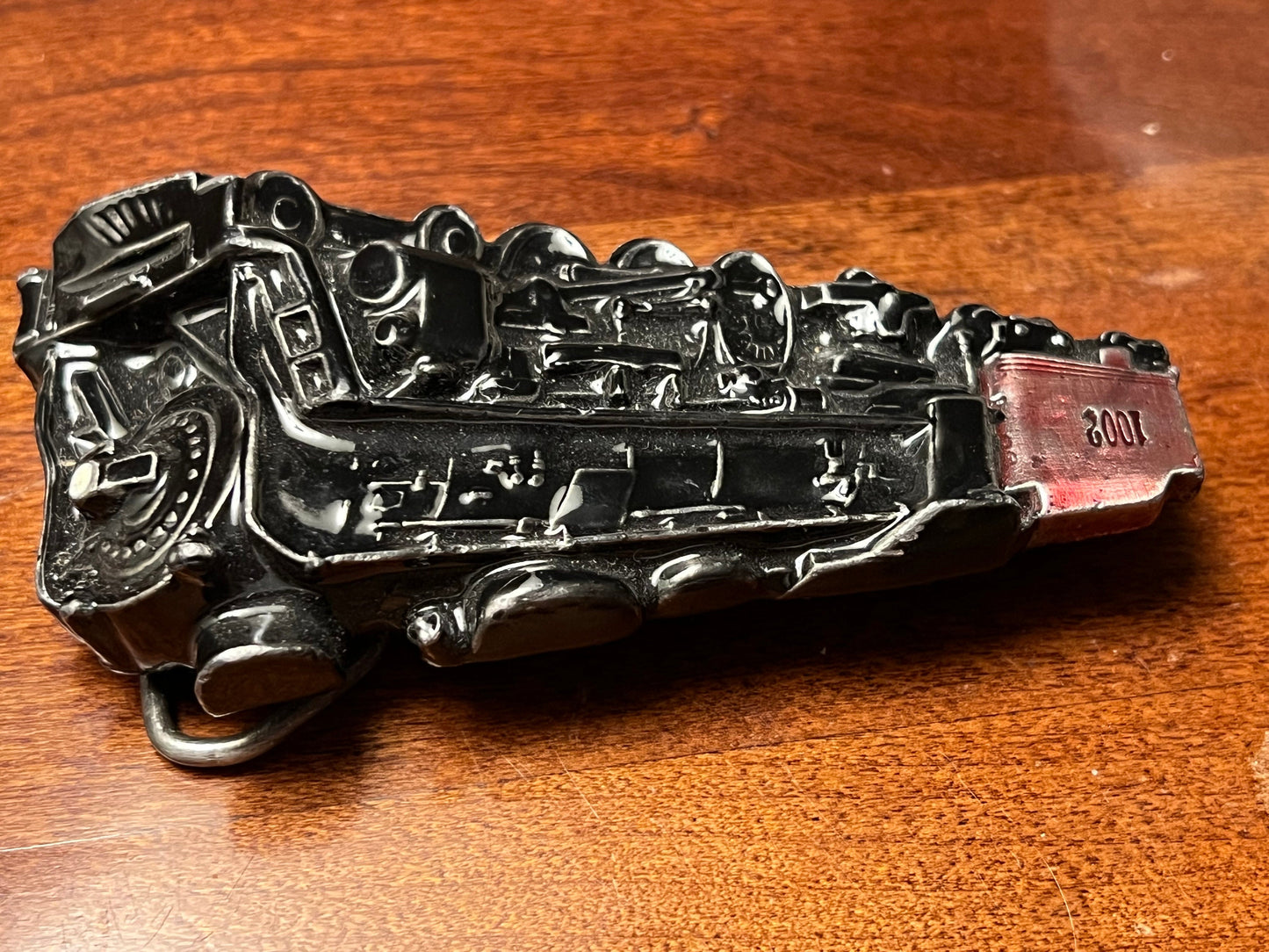 Vintage Locomotive Train Belt Buckle by Bergamot Brass Works, K-39, Train Engine Belt Buckle, Lover Antiques and Vintage