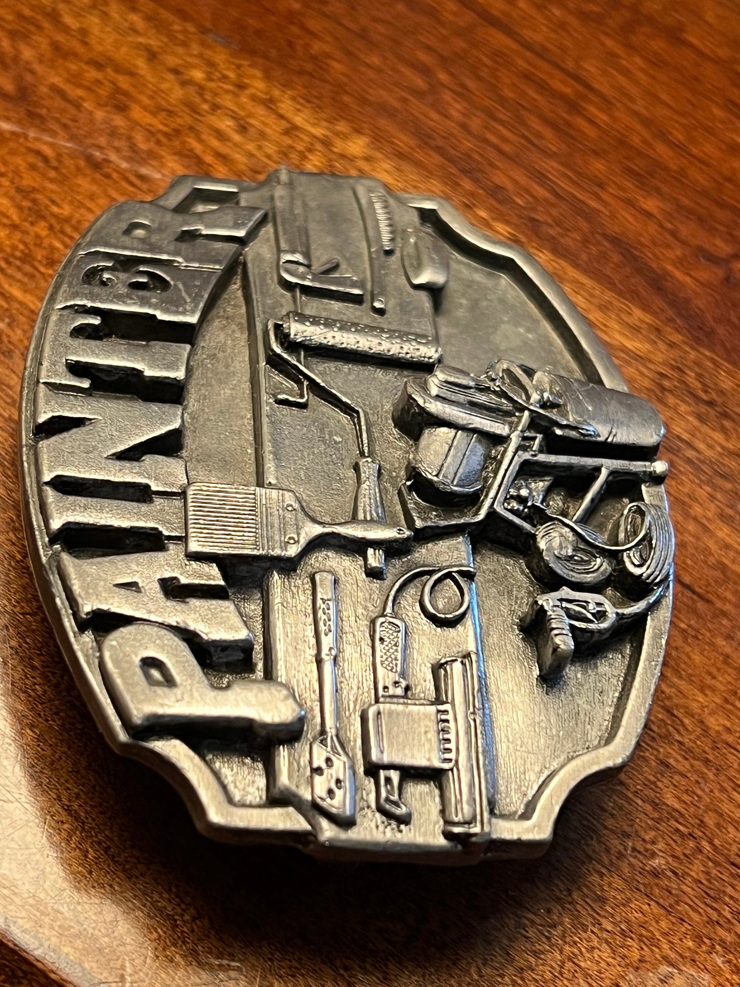Vintage Painter Pewter Belt Buckle, Siskiyou Belt Buckle, V-50, Bergamot Painters Buckle, The Original Painters Buckle, Lover Antiques
