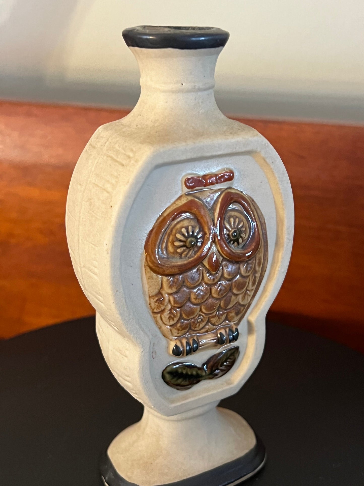 Vintage Owl Pottery Vase Made in Japan, Japanese Figurine, Lover Antiques and Vintage