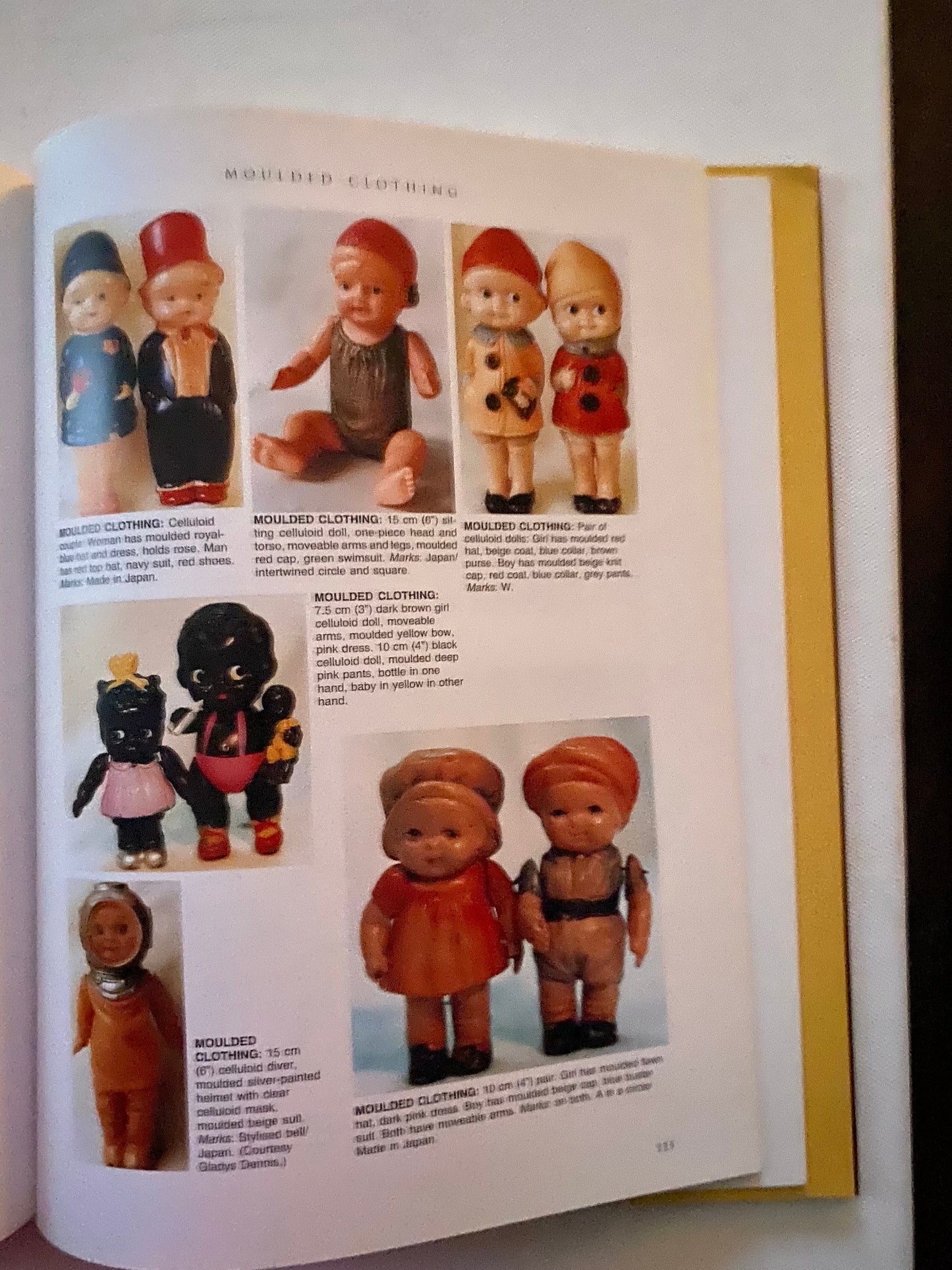 Vintage Celluloïd Dolls of the World Book, By Marjory Fainges, Doll Book Guide, Lover Antiques and Vintage