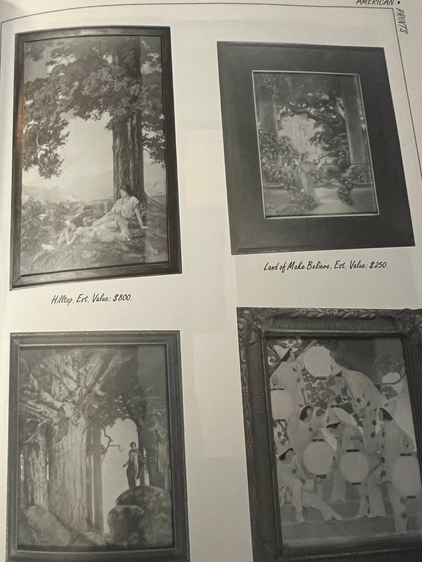 Collector’s Value Guide to Early 20th Century American Prints Book, by Michael Ivankovich 1998, Lover Antiques and Vintage