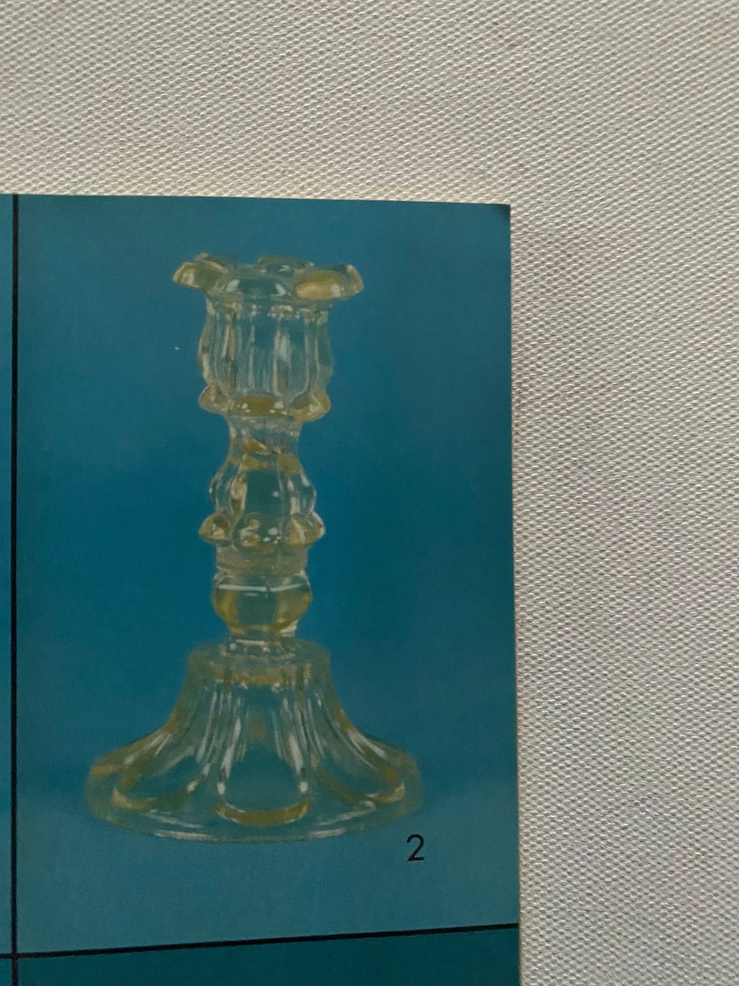 Glass Candlesticks Book 2, by Margaret & Douglas Archer, First Edition, Lover Antiques and Vintage