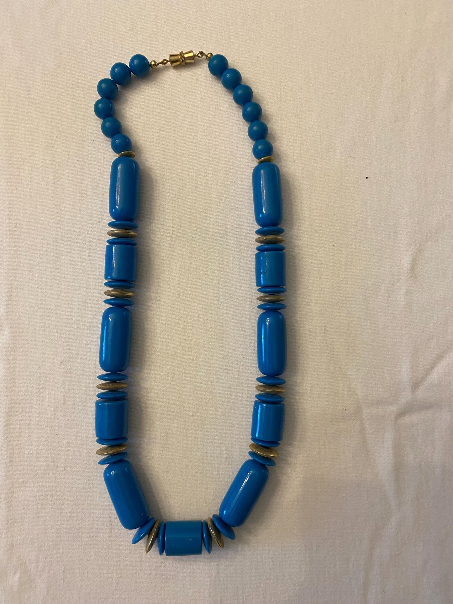 Vintage Aurora Borealis Style Crystals & Gold Necklace Fringe Jewelry Lover Antiques and Vintage