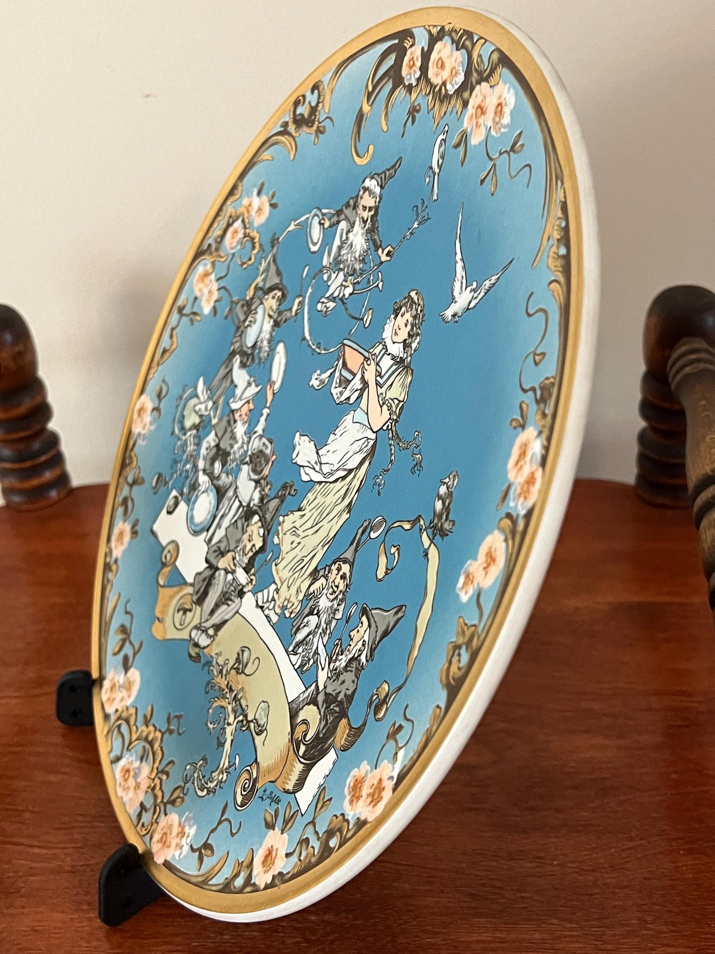 Vintage Snow White and the 7 Dwarfs Plate by Villeroy and Boch, Made in Germany Fairy Tales Collectible Plates Lover Antiques and Vintage