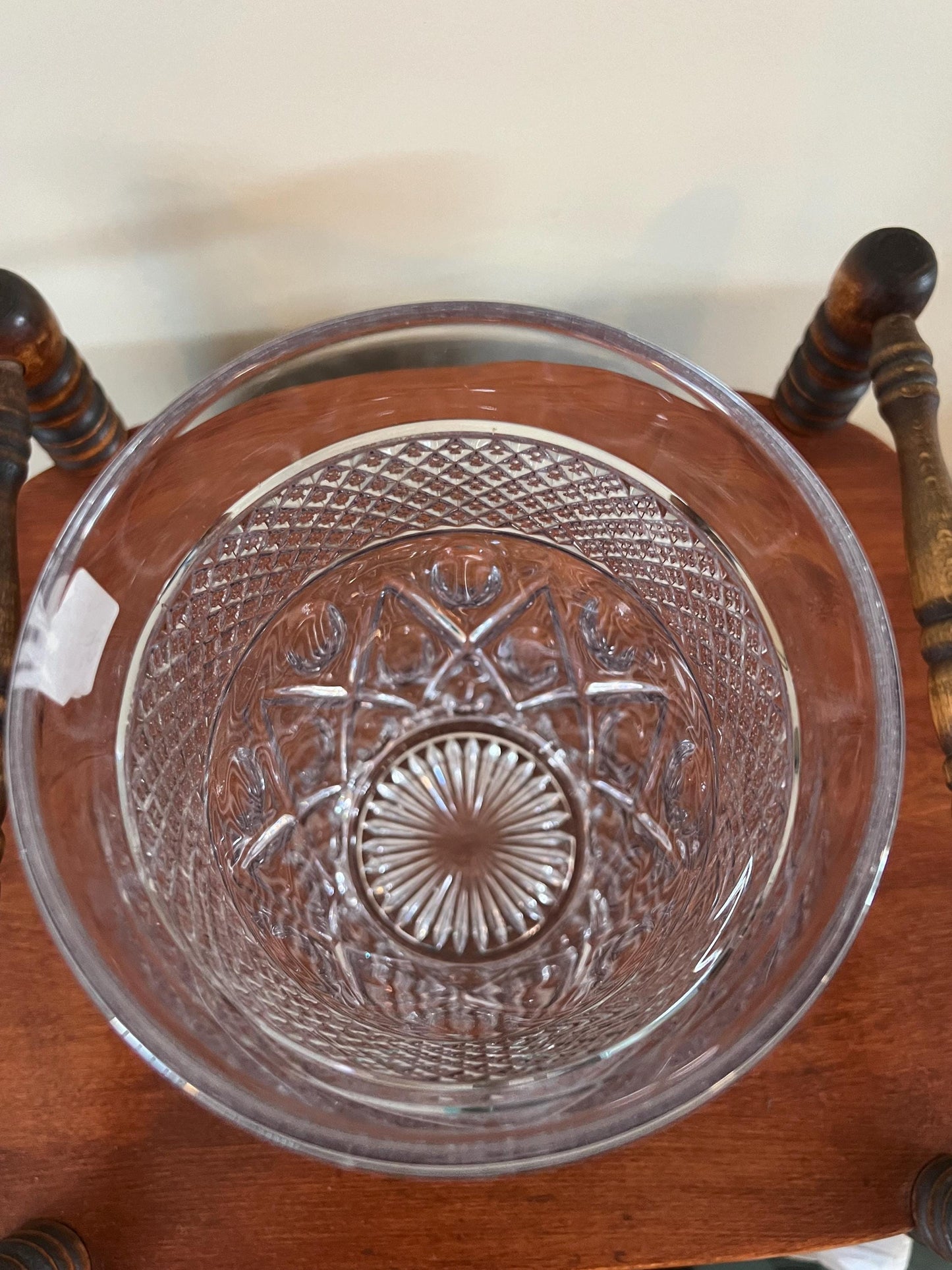 Vintage Imperial Cape Cod Flip Vase Crystal Cut Glass Art Lover Antiques and Vintage