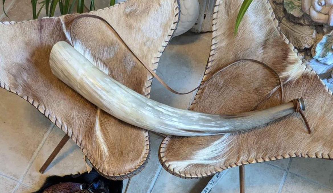 Vintage Native American Short Fur Stool Ottoman for Display Set of 2 Lover Antiques and Vintage