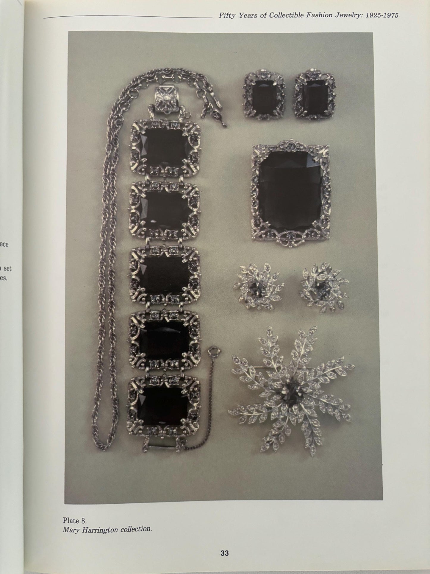 Fifty Years of Collectible Fashion Jewelry 1925-1975 Book by Lillian Baker Lover Antiques and Vintage