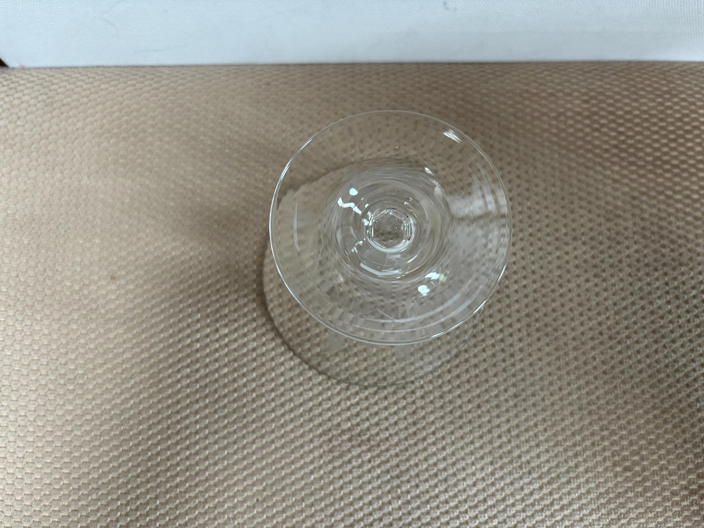 Vintage Rosenthal Crystal Wheat Etched Cut Wheat Champagne Glass Sherbet Glasses Wheat Lover Antiques and Vintage