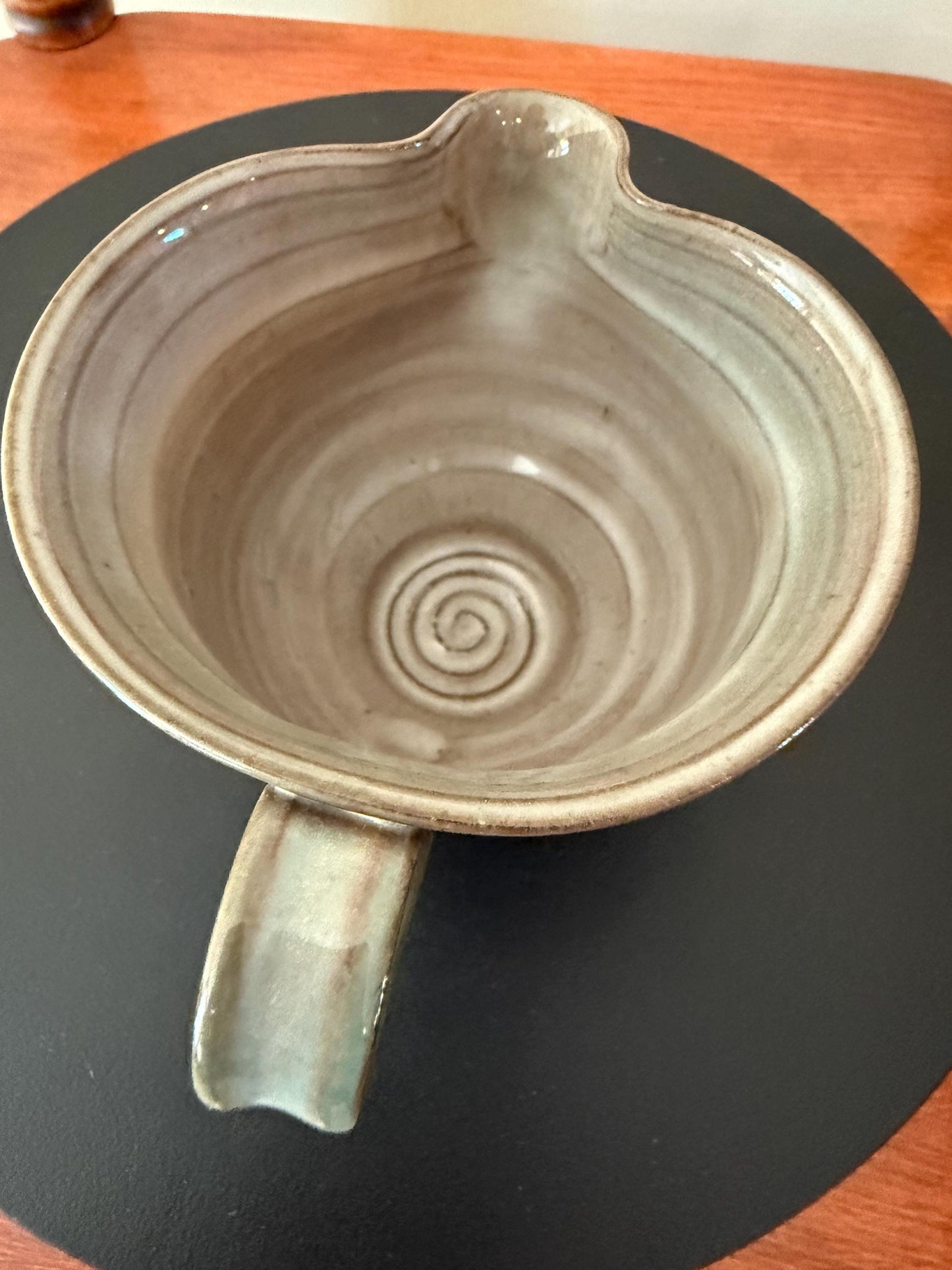 Vintage Scheier Pottery Creamer Bowl Ed & Mary Scheirer Hand Thrown Potters Lover Antiques and Vintage