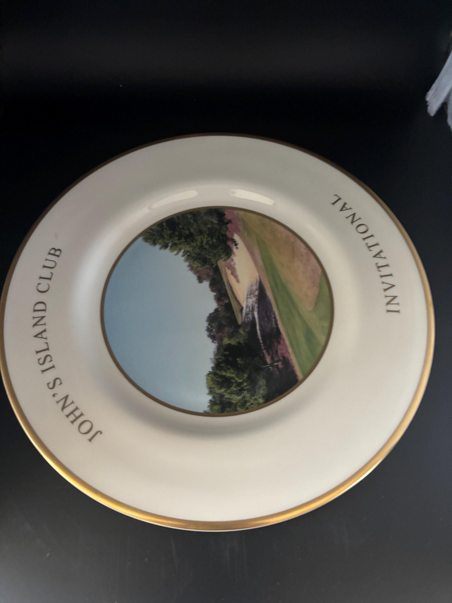 Vintage John’s Island Club Invitational Large Plate Lover Antiques and Vintage